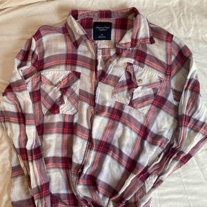American Eagle Plaid Flannel